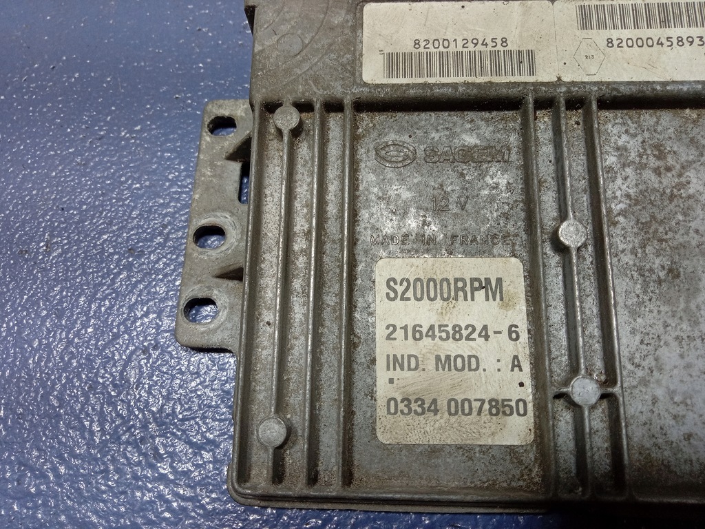 фото №4, Renault laguna ii 1.8b набор стартовый счетчик блок управления