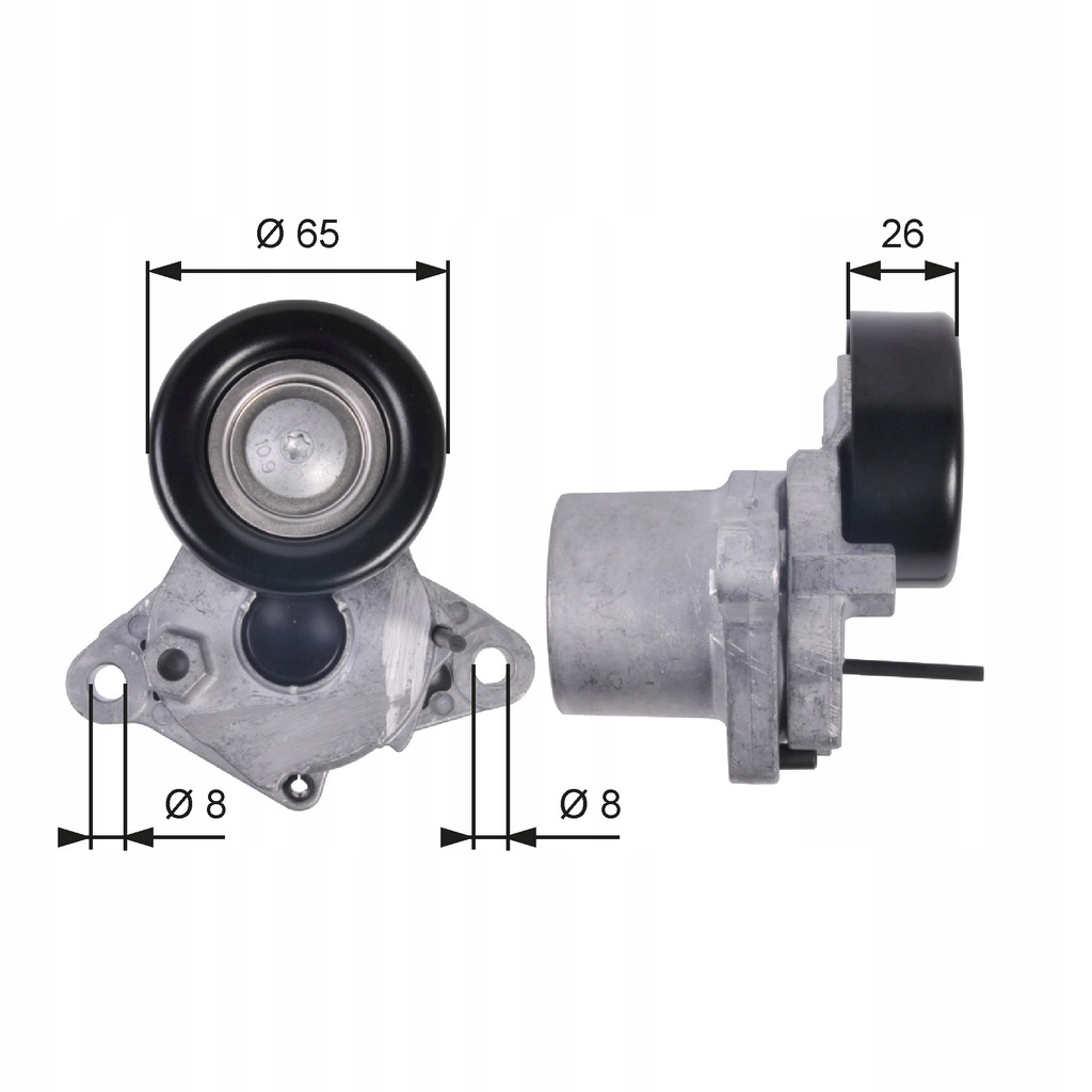 фото №1, Натяжитель ремень поликлиновый hyundai accent iii accent iv elantra iv elant