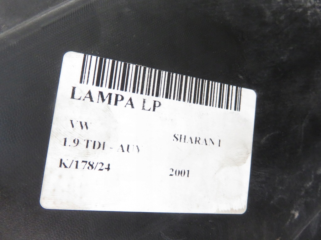 фото №6, Лампа левая передняя vw sharan lift 7m3941015aa 0301182201