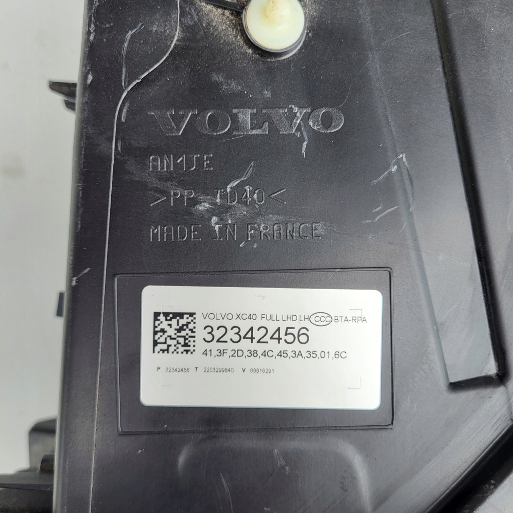 Фара лівий перед європа  32342456 volvo xc40 2 led Зі Шроту