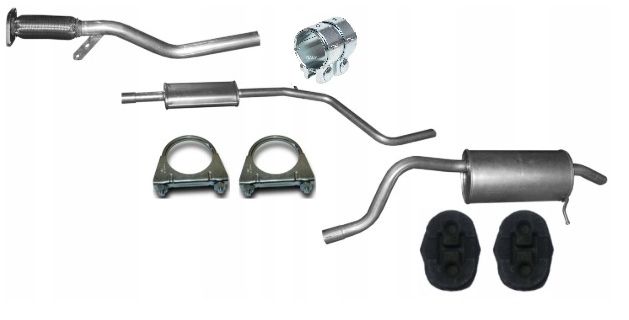 фото №1, Dacia dokker logan 1.2 tce 2012-0/00 гаситель конечный средний труба