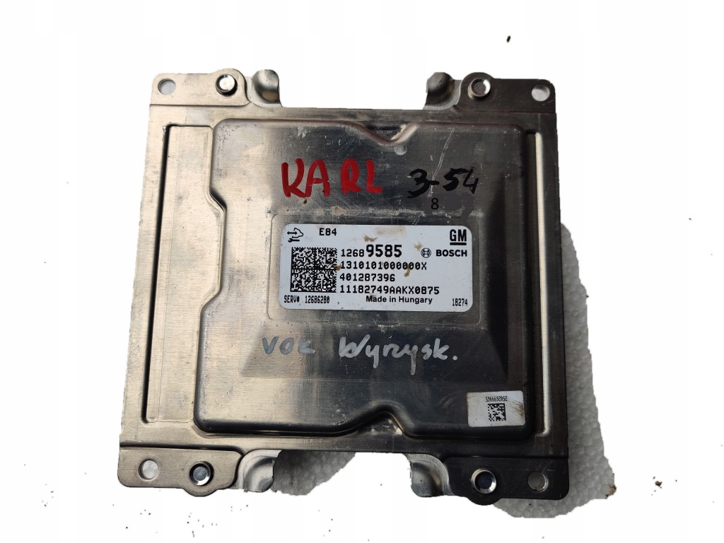 фото №1, Ecu opel karl 1.0 12689585 12686280 dopiszę