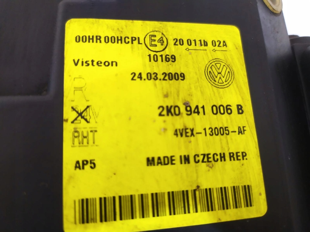 фото №8, Vw caddy лампа передняя h7 правая - 14861