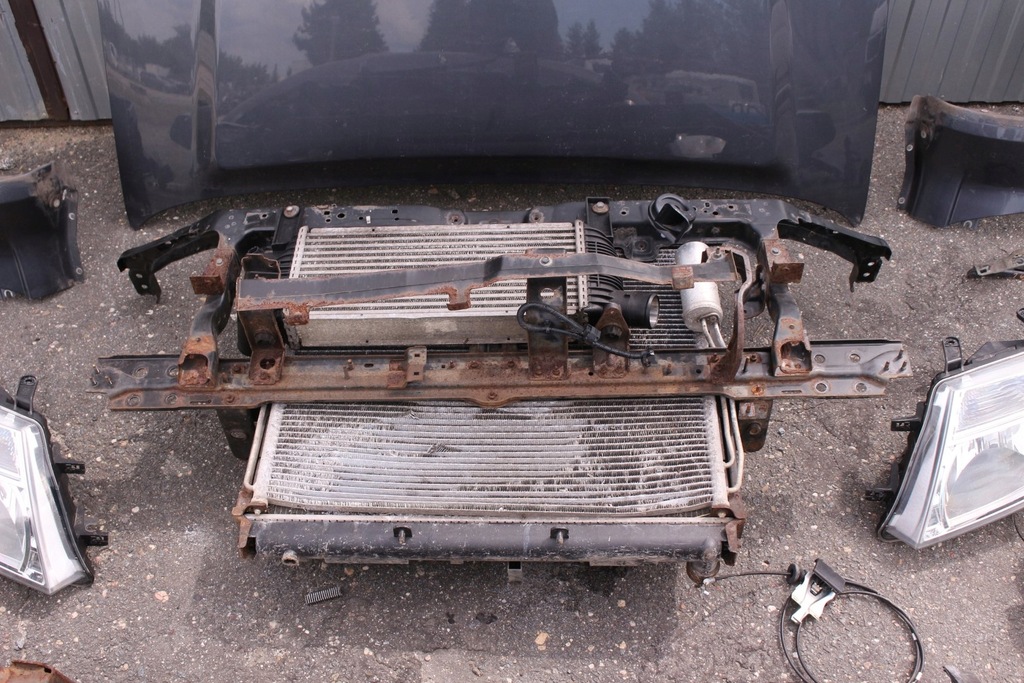 фото №9, Перед kpl. капот бампер лампа крила pas navara d40 lift 10r k776