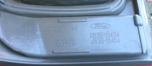 фото №10, Ford ranger iii 12- правая задняя лампа тонированная оригинал europa