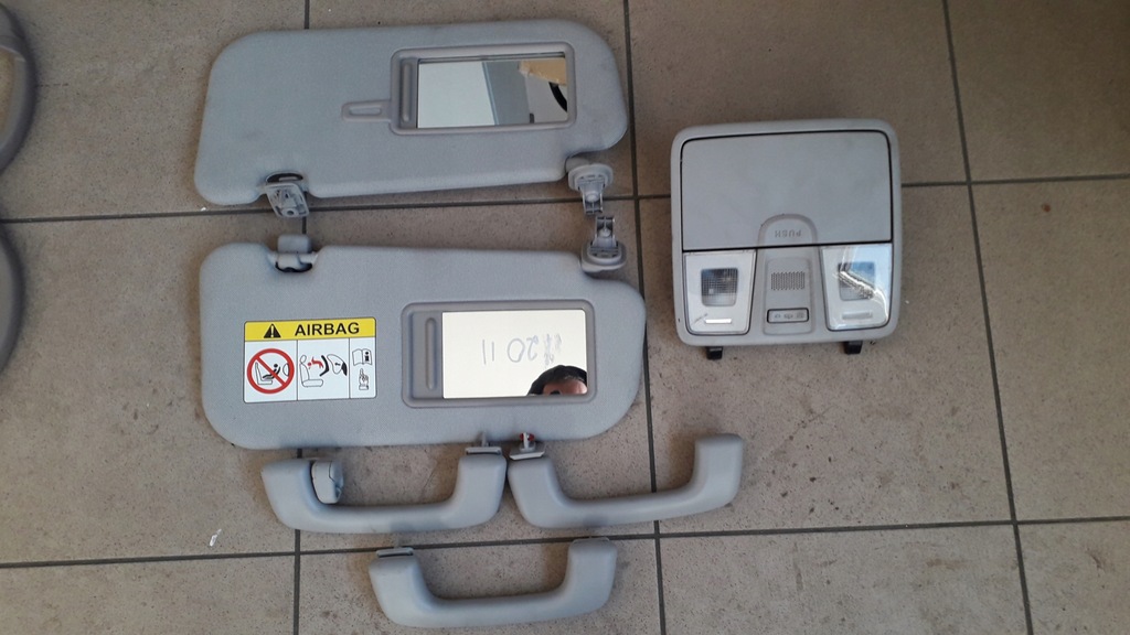 фото №1, Hyundai i20 ii 15- козырёк защита солнцезащитная