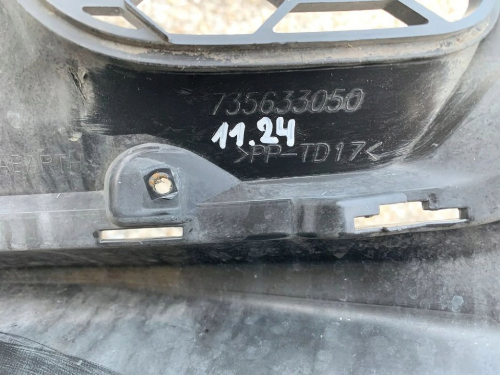 фото №7, Fiat 500 abarth fl 15r спойлер решётка решётка радиатора бампер перед lift 2015