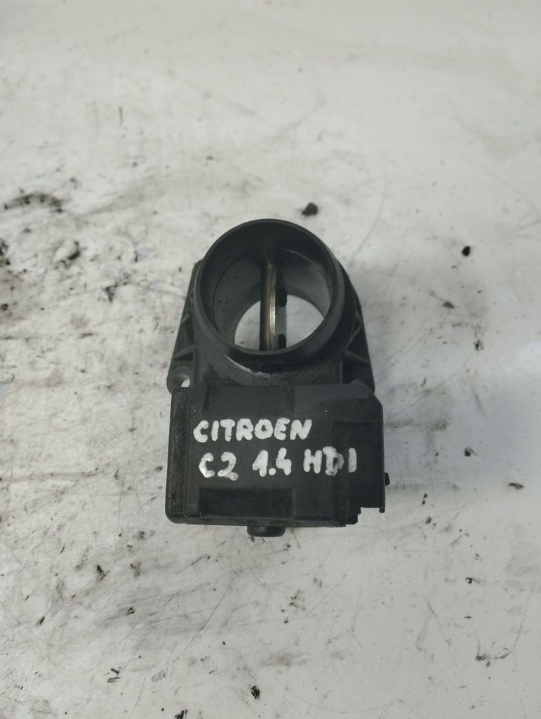 фото №1, Citroen c2 1.4hdi дроссельная заслонка воздуха 9656113080