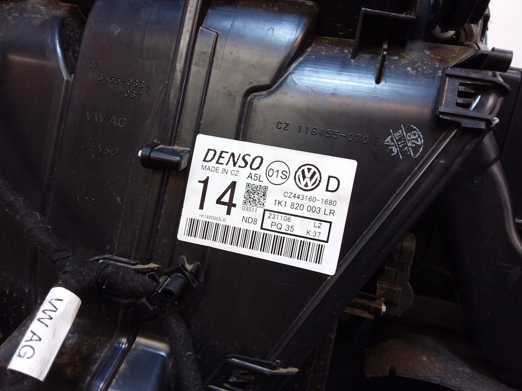 фото №6, Vw eos отопитель воздуходувка воздуха 1k1820003