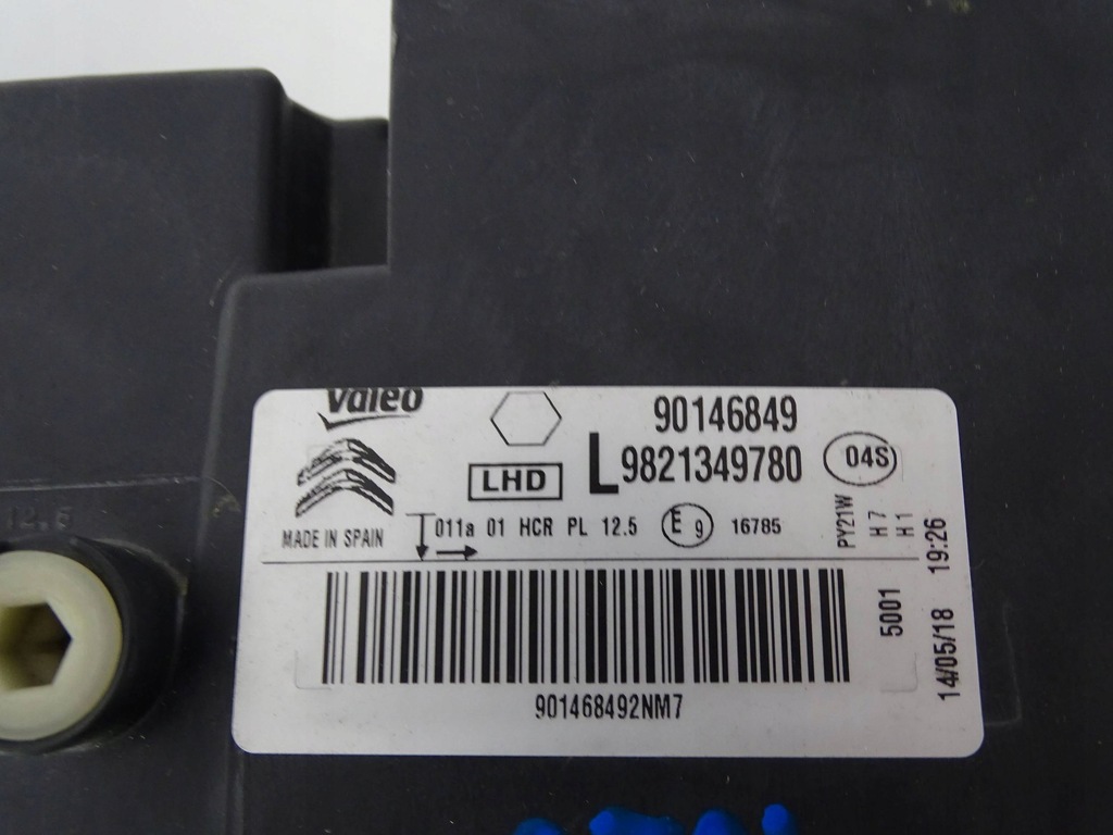 фото №10, Лампа передняя левая citroen c4 cactus lift