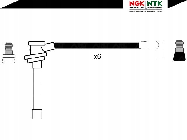 фото №3, Набор трубопровод зажигания ngk 2582