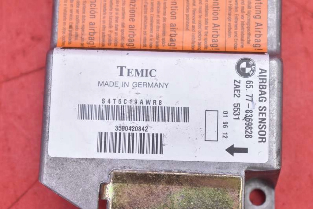 фото №7, Датчик модуль подушка безопасности подушек 8369828 bmw e36 90-00