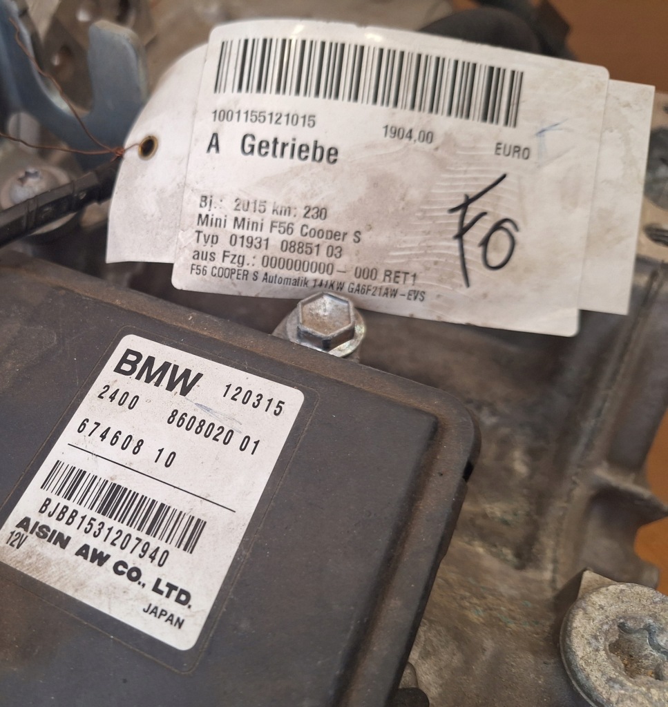 Коробка передач автоматична mini cooper s f55 f56 f57 aisin gagf21aw tf-72sc в Україні