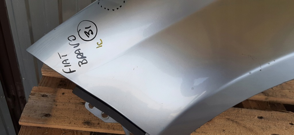 фото №7, Крыло левый перед fiat bravo ii лак 336/b