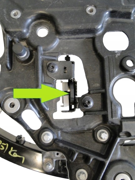 фото №1, Mercedes замок капот правый + датчик переключатель замка sl r232 232