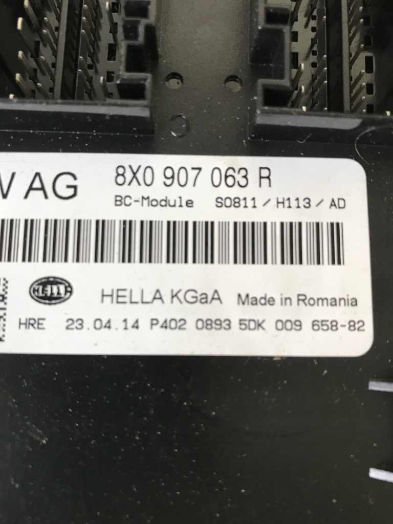 фото №4, Модуль комфорта блок управления бортовой сетью audi a1 8x 8x0907063r