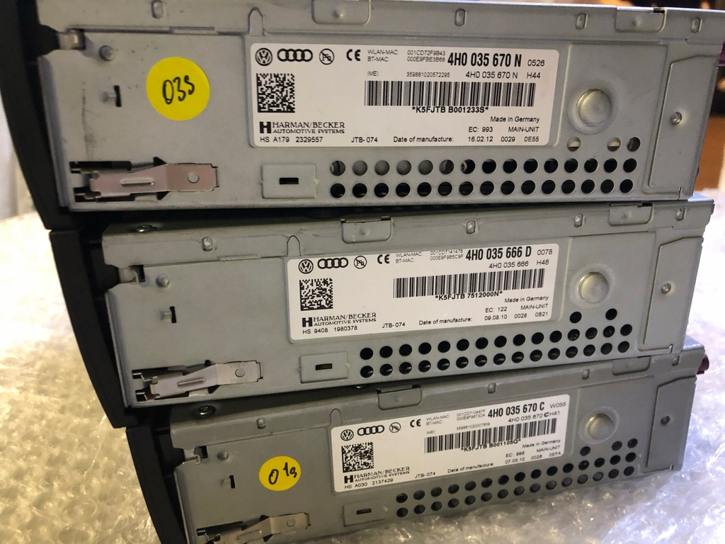фото №4, Audi a8 d4 зчитувач navi mmi мультимедіа 4h0035666a