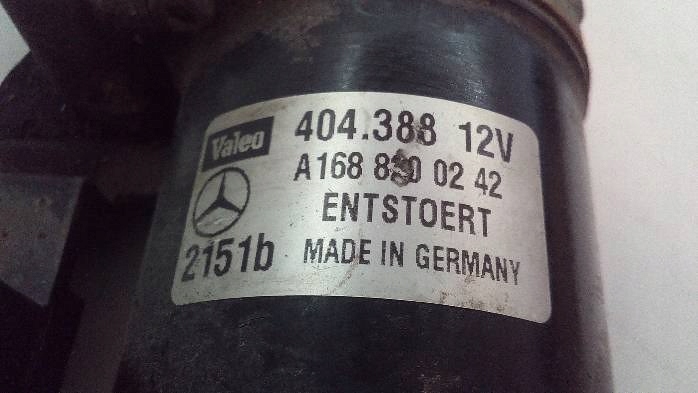 Моторчик двірник перед mercedes a140 w168 fl Зі Шроту