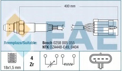 Купить Датчик лямбда-зонд opel