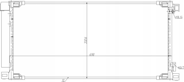 фото №1, Радіатор кондиціонера конденсатор hart 645 315
