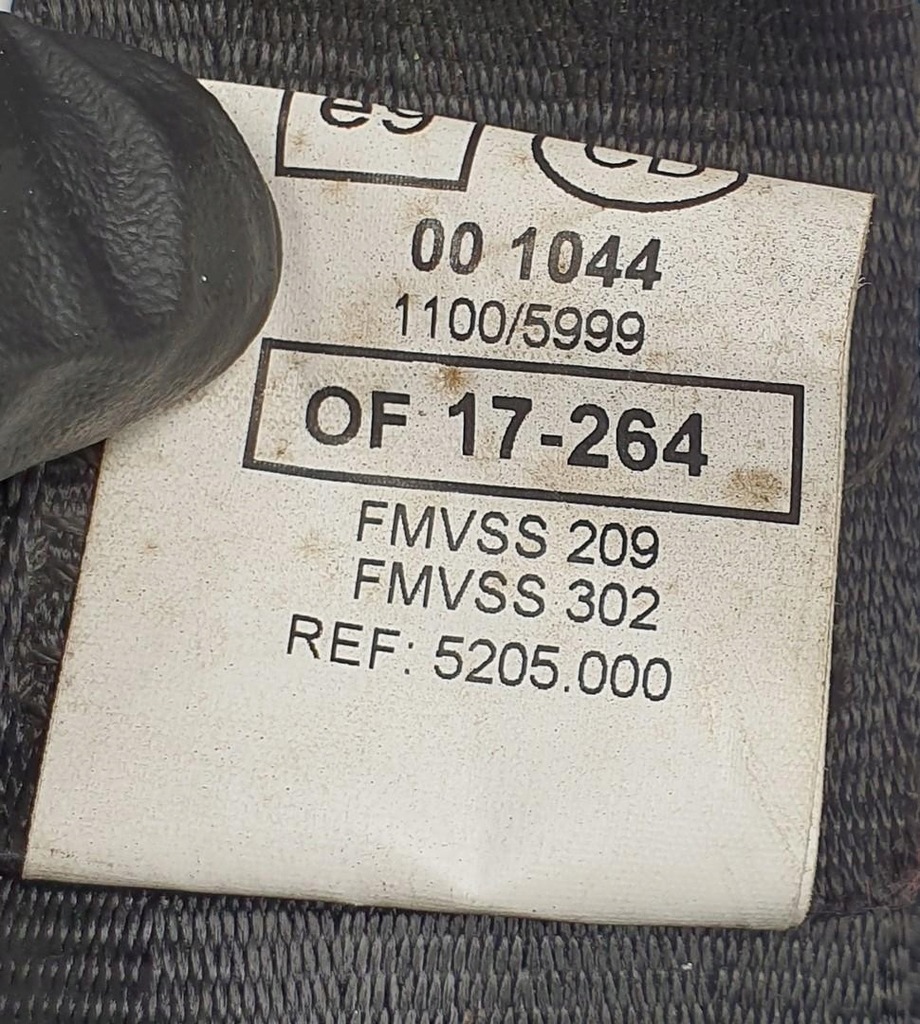 фото №3, Pas безопасности левый задняя mpm ps160 fmvss209