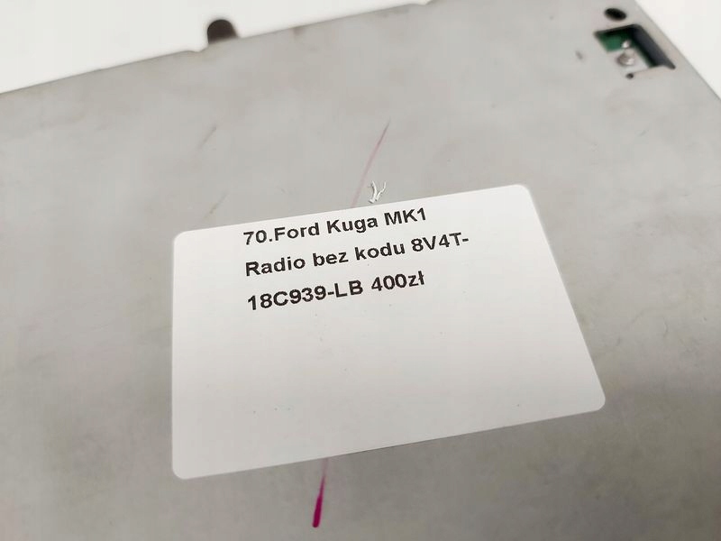 фото №12, Ford kuga mk1 радіопрогравач 8v4t-18c939-lb