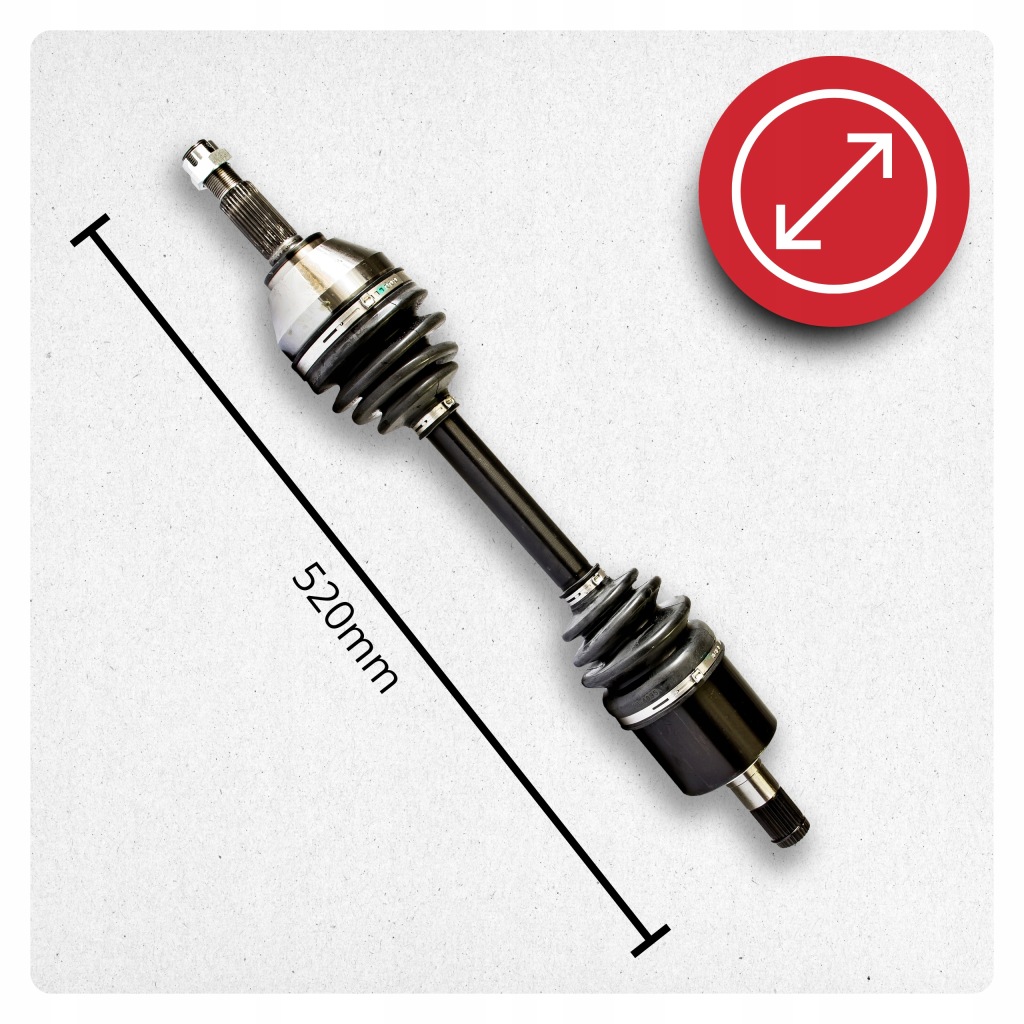 Привідний вал ліва renault koleos 2.0 dci 4wd автоматична коробка передач нова Оригінал