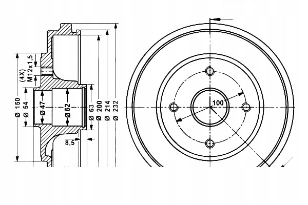 фото №2, Тормозные барабаны тормозные opel agila suzuki wagon r wagon r+