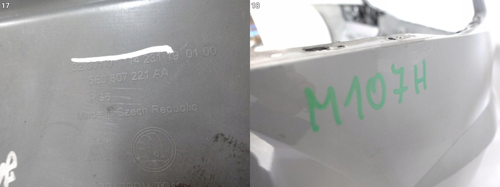 фото №12, Skoda octavia iii 3 rs vrs 5e0 lift 16-20 бампер перед омыватель / парктроник