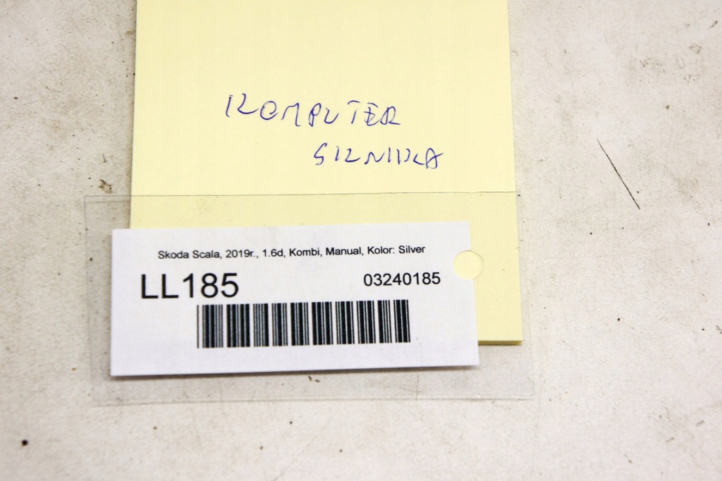 фото №6, Ll185 skoda scala 1.6tdi бортовий комп'ютер двигуна