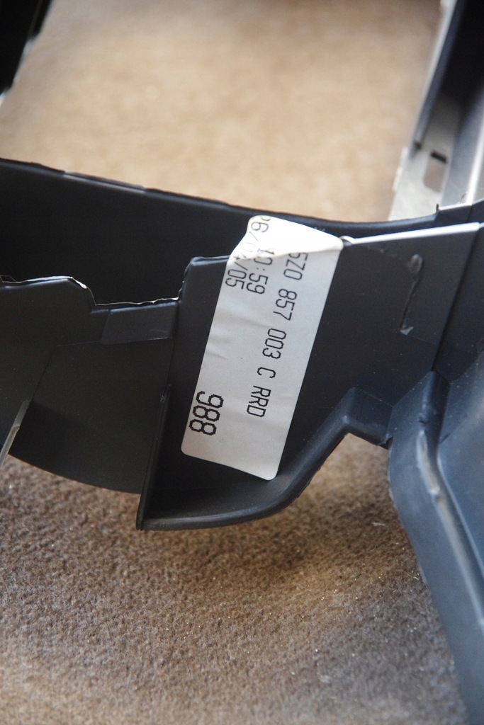 фото №8, Приборная панель консоль vw fox 5z0 5z0857003 5z0857003c