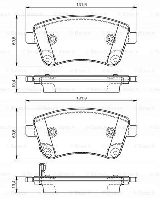 фото №3, Тормозные диски тормозные колодки bosch p+t kia venga