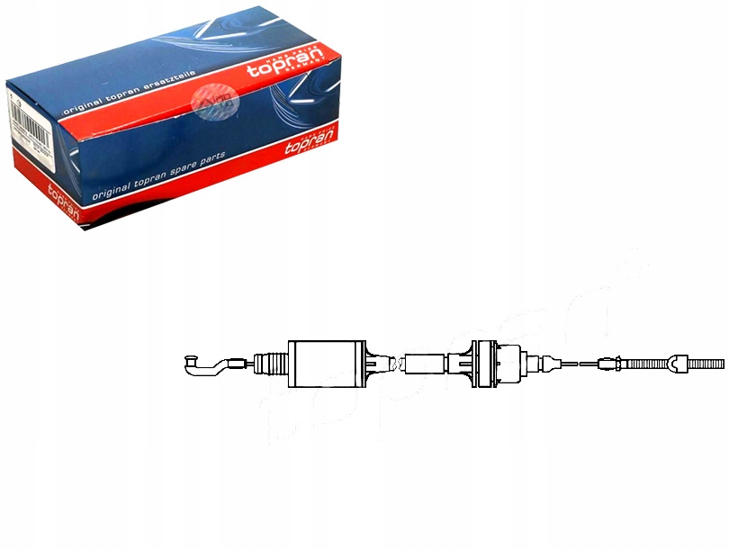 фото №1, Topran трос сцепления opel calibra 2.0 i 85_