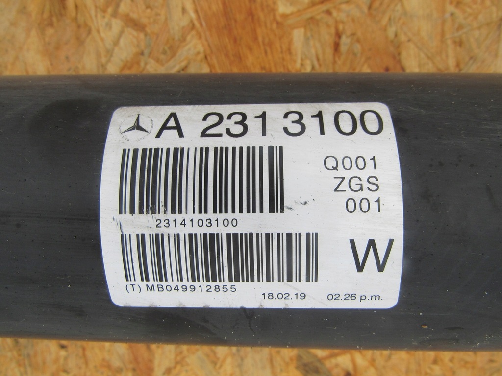 фото №4, Mercedes sl w231 r231 wał приводной a2314103100