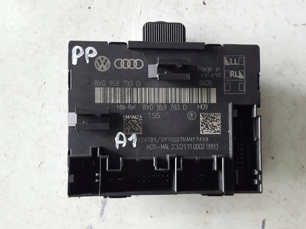 фото №1, Audi a1 8x 10-14r модуль дверь перед 8x0959793d