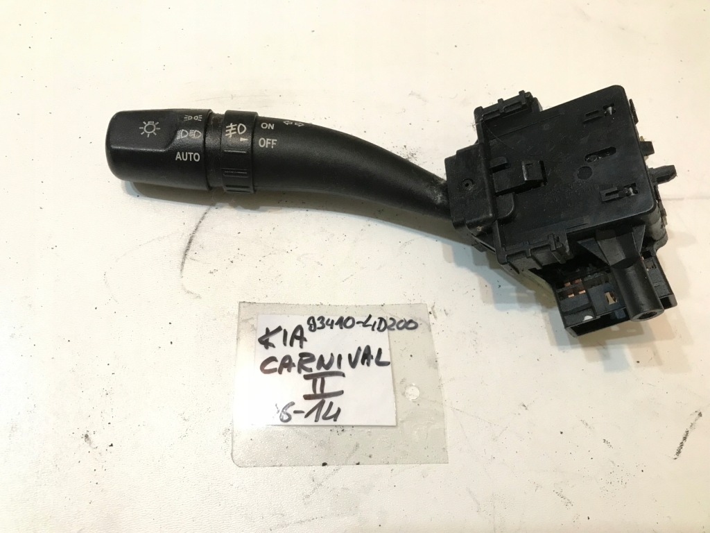 фото №1, Kia carnival ii 2 рычаг выключатель света 93410-4d200 2009r