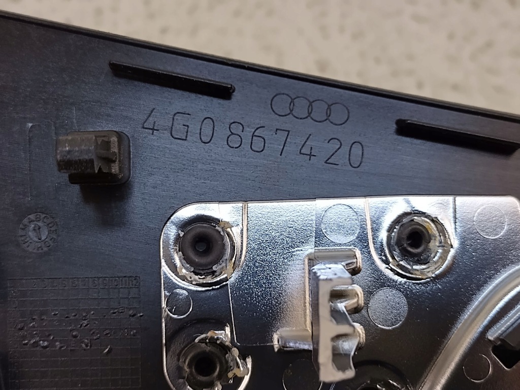 фото №16, Audi a6 s6 c7 4g lift 15-18 накладки двері декори шліфований алюміній kpl