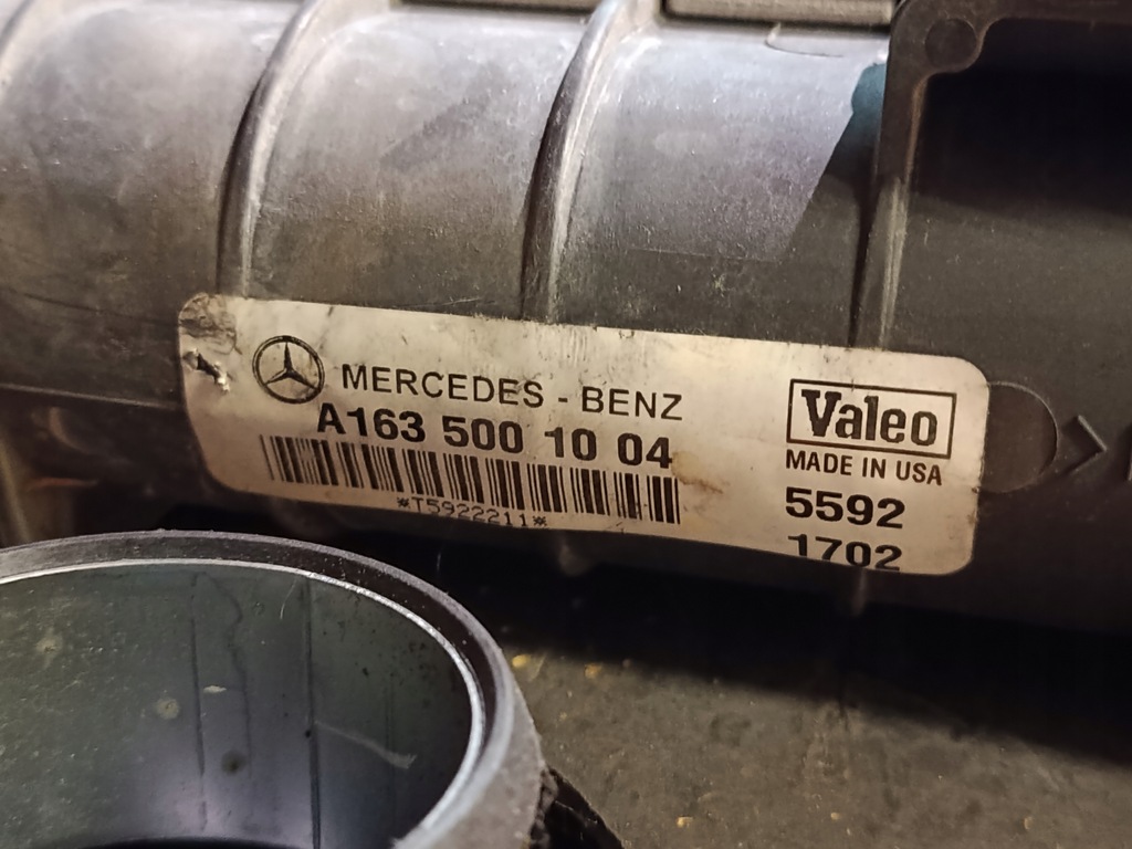 фото №7, Комплект радіатор mercedes ml w163 cdi a1635000293 1005583 a1635001004