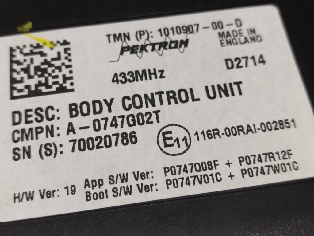 фото №8, 2014 tesla model s модуль / блок управления комфорта p0747q08f