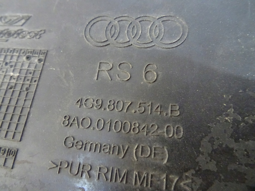 фото №12, Spojlert диффузор бампера задняя задний audi rs6 4g9807514b llu