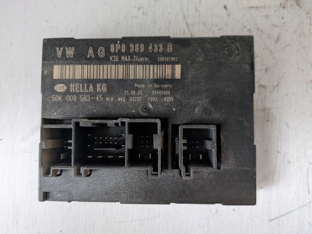 фото №1, Модуль комфорту audi a3 8p 8p0959433b europa