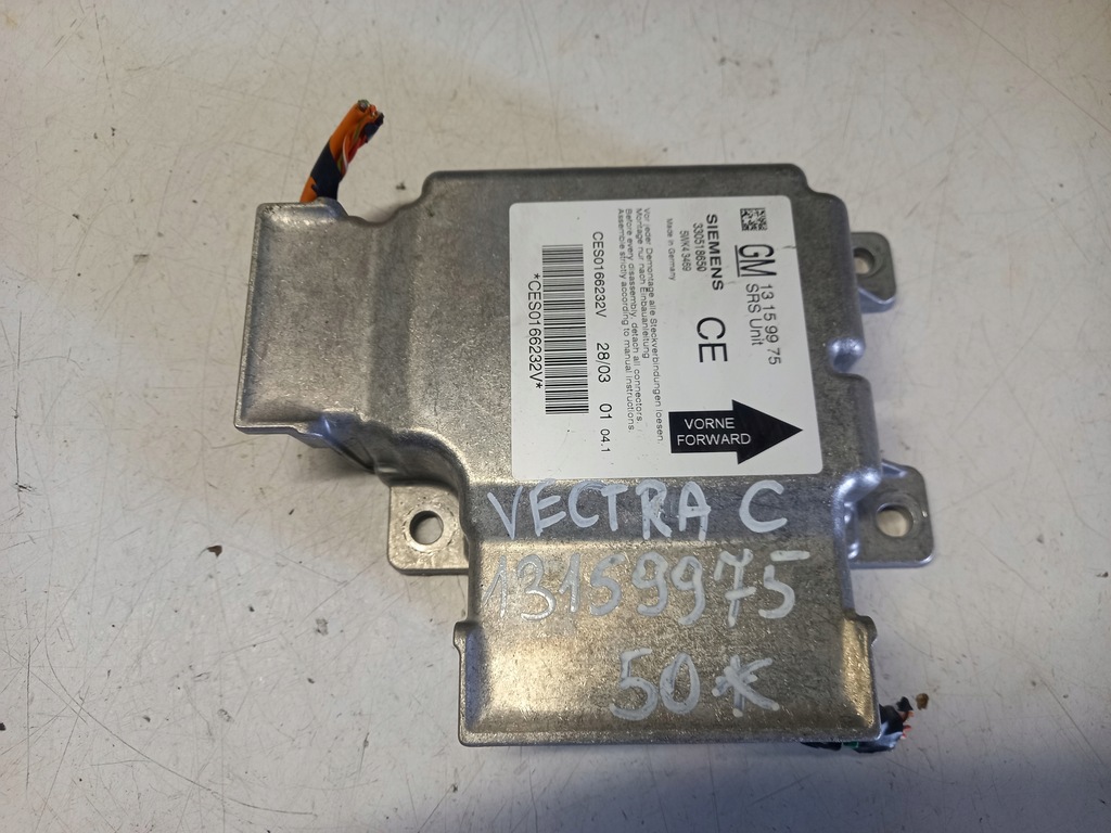 фото №1, Модуль датчик подушка безпеки opel vectra c 13159975