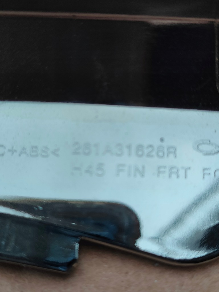 фото №11, Молдинг бампера левая перед хром renault koleos i 1 lift 261a31626r