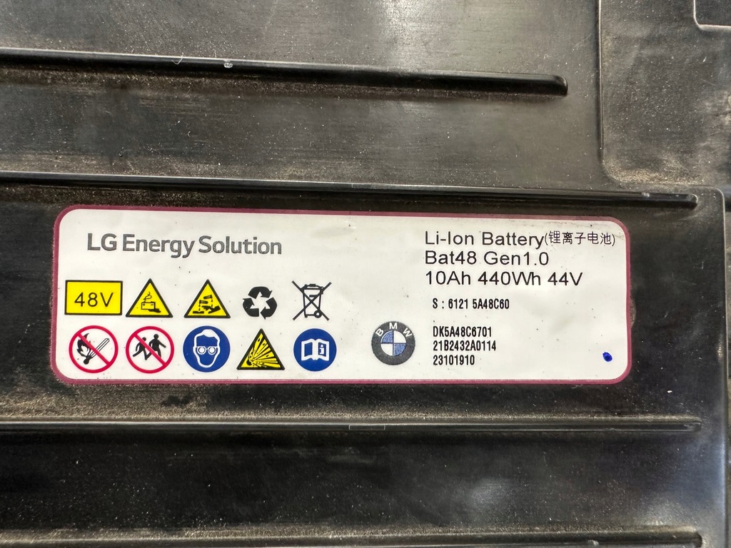 фото №8, Акумулятор акумулятор bmw li-ion акумулятор 5a48c60 10ah 440wh 44v оригінал ideał