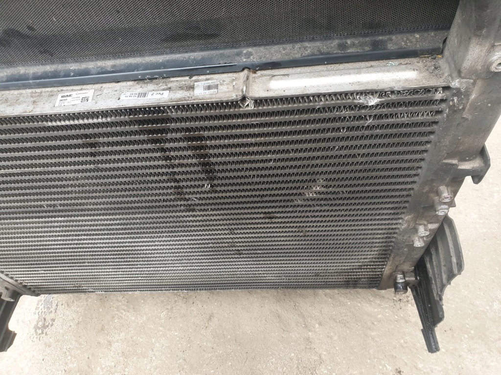 Радиатор воды интеркулер daf xf euro6 1940146 с Разборки