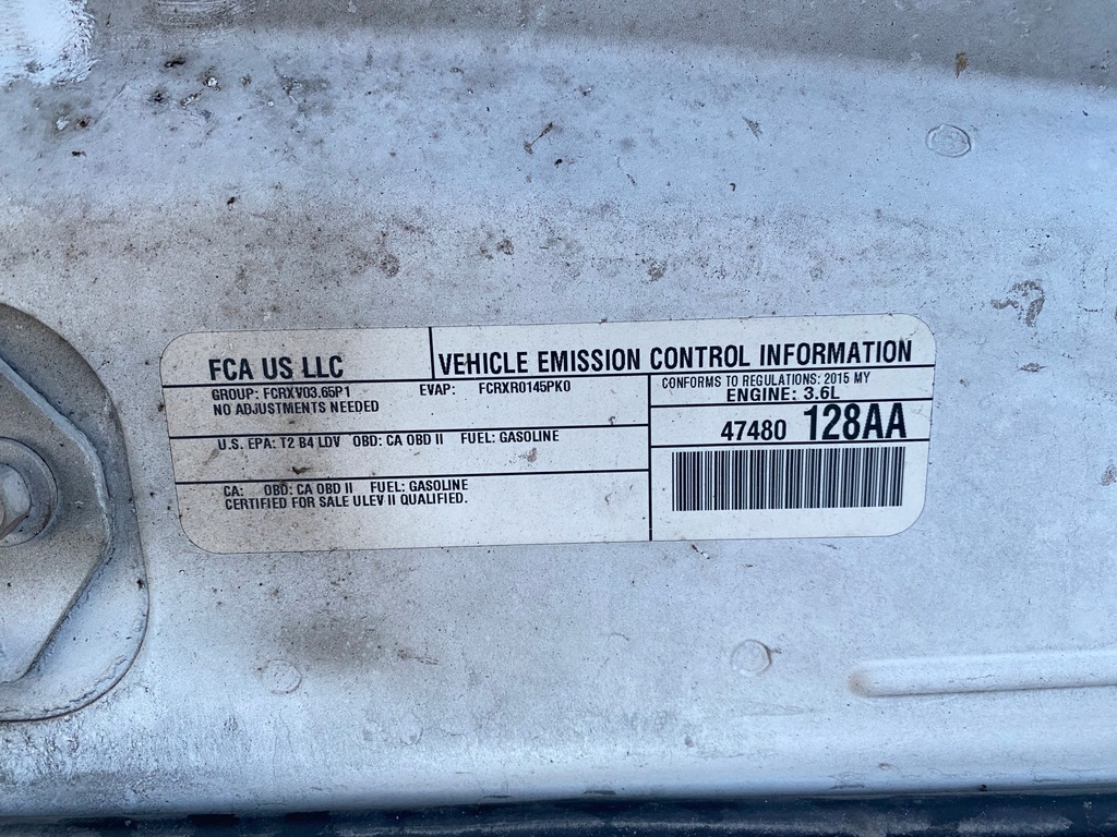 фото №12, Капот dodge charger 3.6 2016r. оригінал pw7 ideal