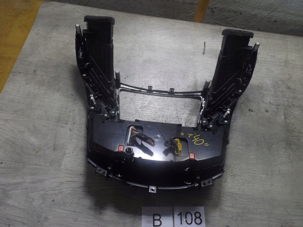 фото №2, Рамка средняя радио решётки обдув hyundai i40