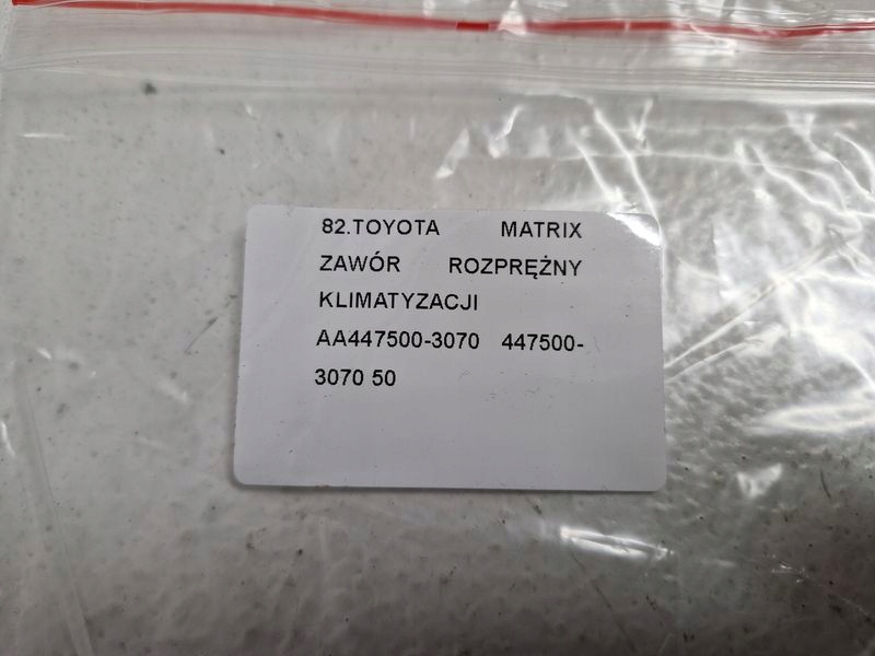 фото №6, Toyota matrix 2 e140 клапан розширювальний кондиціонера aa447500-3070 447500-3070