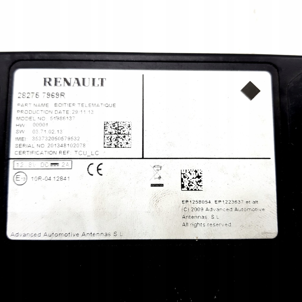 фото №1, Блок керування модуль навігації scenic iii 1.6 dci