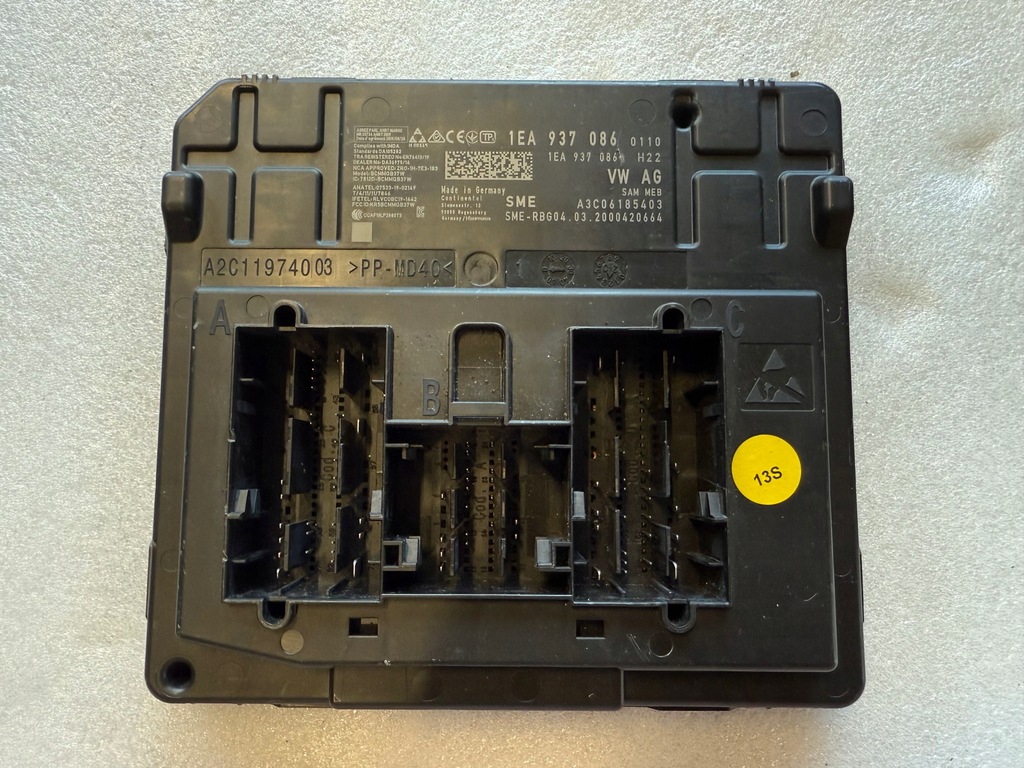фото №1, Модуль блок управления комфорта vw 1ea937086....